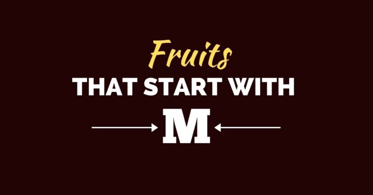 30 fruits qui commencent par M