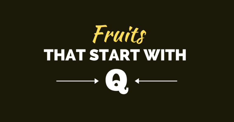 7 fruits qui commencent par Q