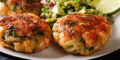 Galettes de saumon à la friteuse à air