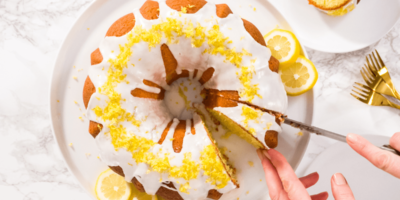 Gâteau au citron avec mélange à gâteau jaune