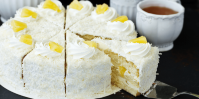 Gâteau des anges à l&rsquo;ananas