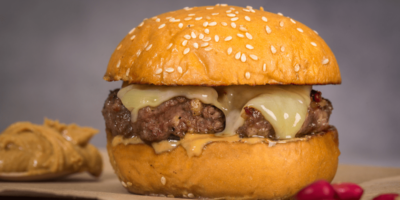 Hamburger au beurre de cacahuète