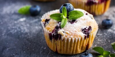 Muffins Bisquick aux bleuets