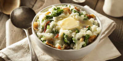 Purée de pommes de terre irlandaise (Colcannon)
