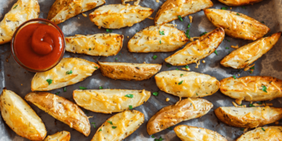 Quartiers de pommes de terre au four