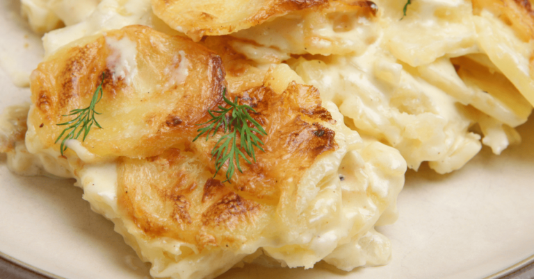 Recette de pommes de terre gratinées