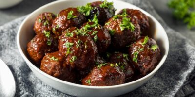 Boulettes de viande à la friteuse à air (recette rapide et facile)