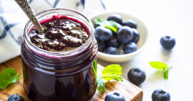 Compote de myrtilles (recette facile)