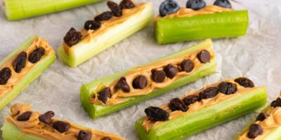 Fourmis Sur Une Bûche + Variations (Recette Facile)