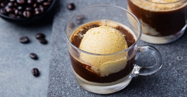 Meilleure recette d'affogato (dessert italien facile)