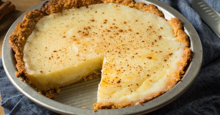 Recette de tarte à la crème au sucre Amish de grand-mère