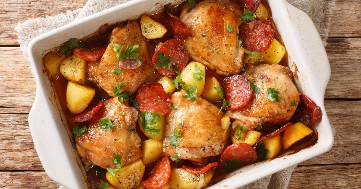 10 meilleures recettes de poulet et de chorizo