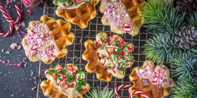 15 recettes festives de gaufres de Noël