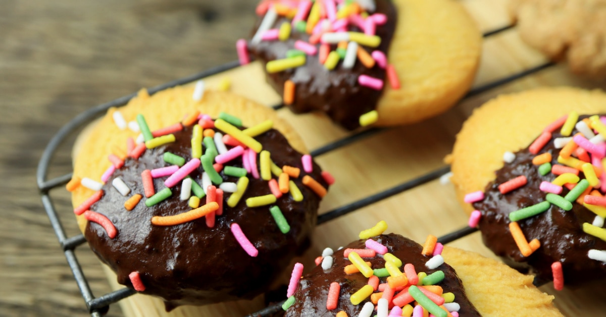 Biscuits sablés au chocolat