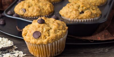 Muffins à l&rsquo;avoine et aux pépites de chocolat (recette facile)