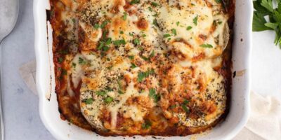 Parmesan d&rsquo;aubergine (Recette au four)