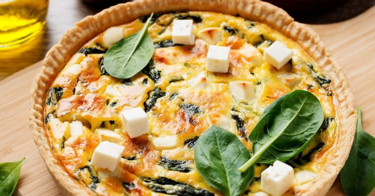 Recette de quiche aux épinards classique