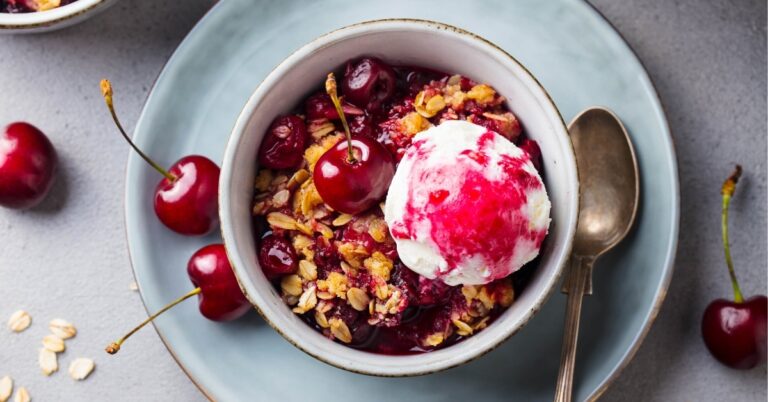 Recette facile de croustillant aux cerises