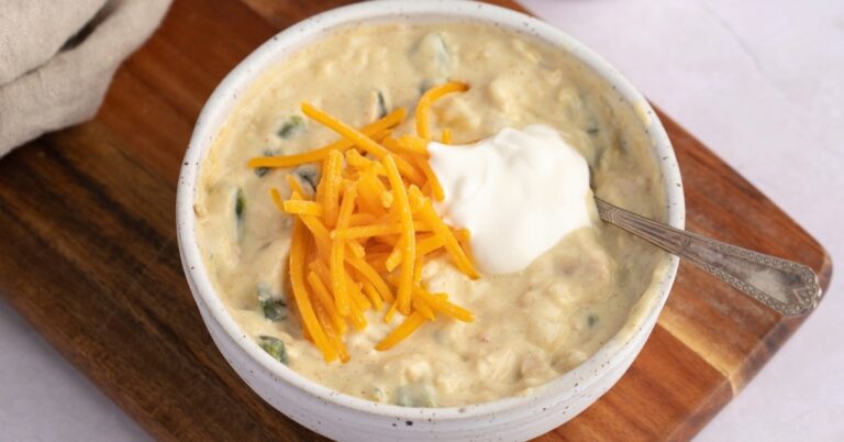 Soupe au poulet au piment vert facile