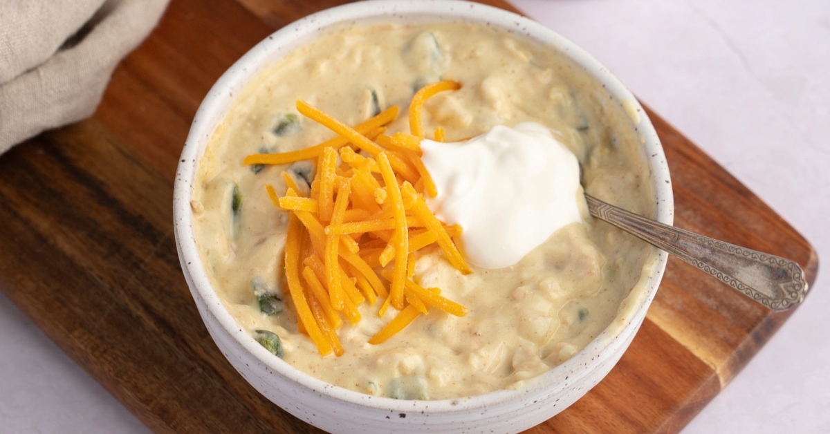 Soupe au poulet au piment vert facile