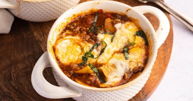 Soupe de lasagne à la mijoteuse (recette facile)