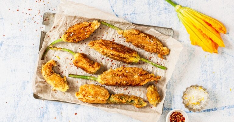 20 recettes simples de fleurs de courge