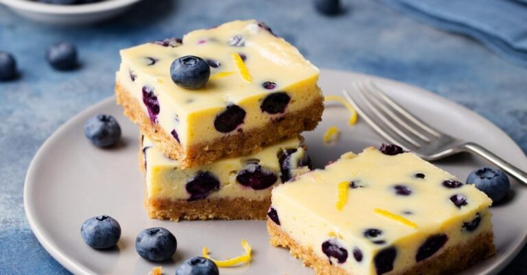 25 meilleurs desserts au citron et aux bleuets pour l'été