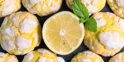 Biscuits froissés au citron (recette facile)