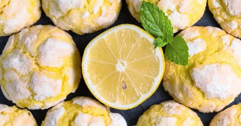 Biscuits froissés au citron (recette facile)