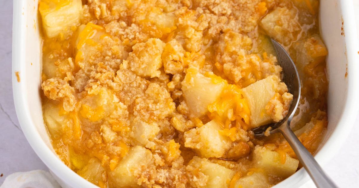 Casserole d'ananas Paula Deen (recette facile)