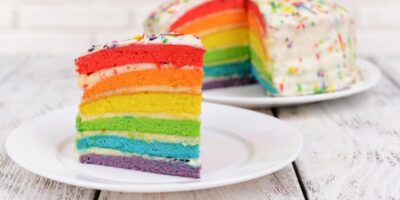Gâteau arc-en-ciel (recette facile)