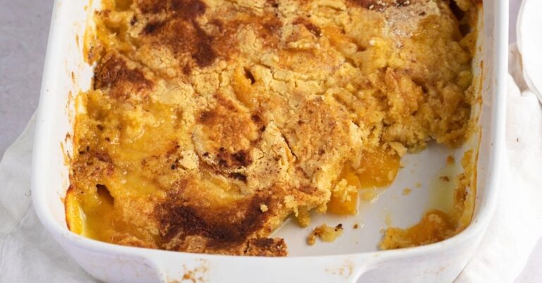 Gâteau aux pêches (recette facile)