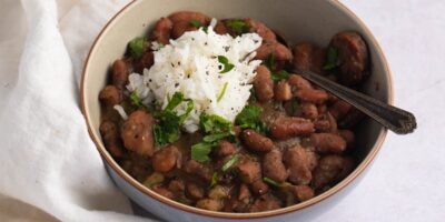 Haricots rouges et riz (recette à la Louisiane)