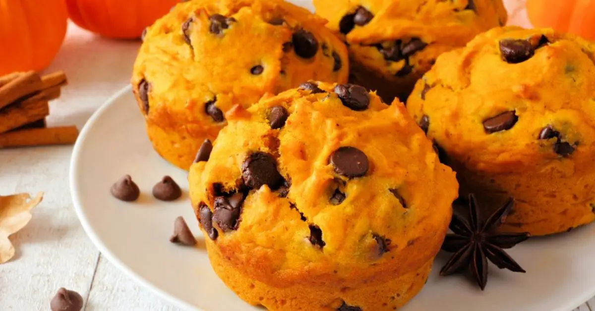 Muffins à la citrouille et aux pépites de chocolat (recette facile)