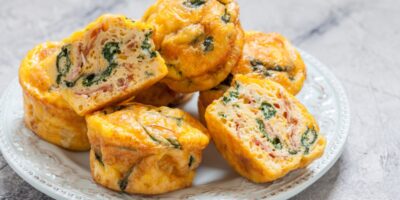 Muffins quiche (recette de petit-déjeuner facile)