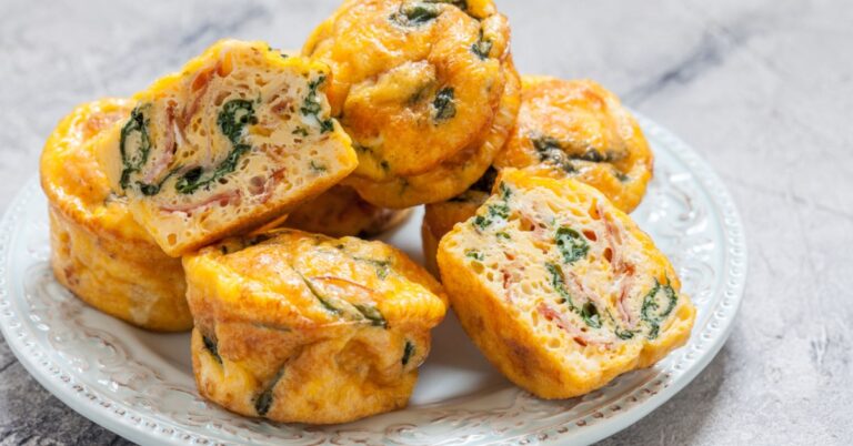 Muffins quiche (recette de petit-déjeuner facile)