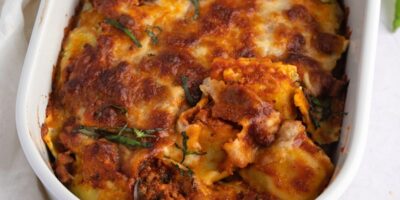 Recette facile de lasagnes aux raviolis