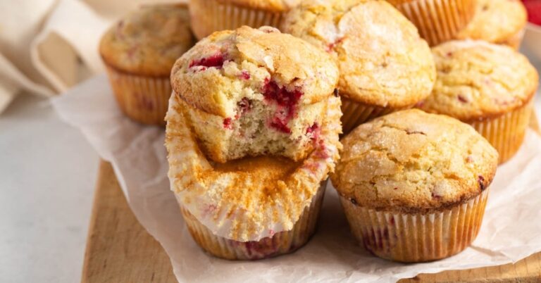 Recette facile de muffins aux framboises