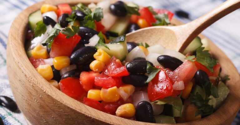 Salade de haricots mexicaine (Recette facile)