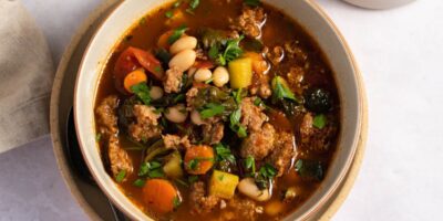 Soupe à la saucisse italienne (recette facile)