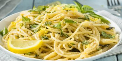 Spaghetti au citron (recette facile)