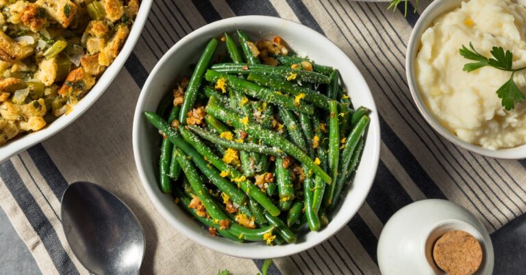 25 meilleures recettes de haricots verts de Thanksgiving