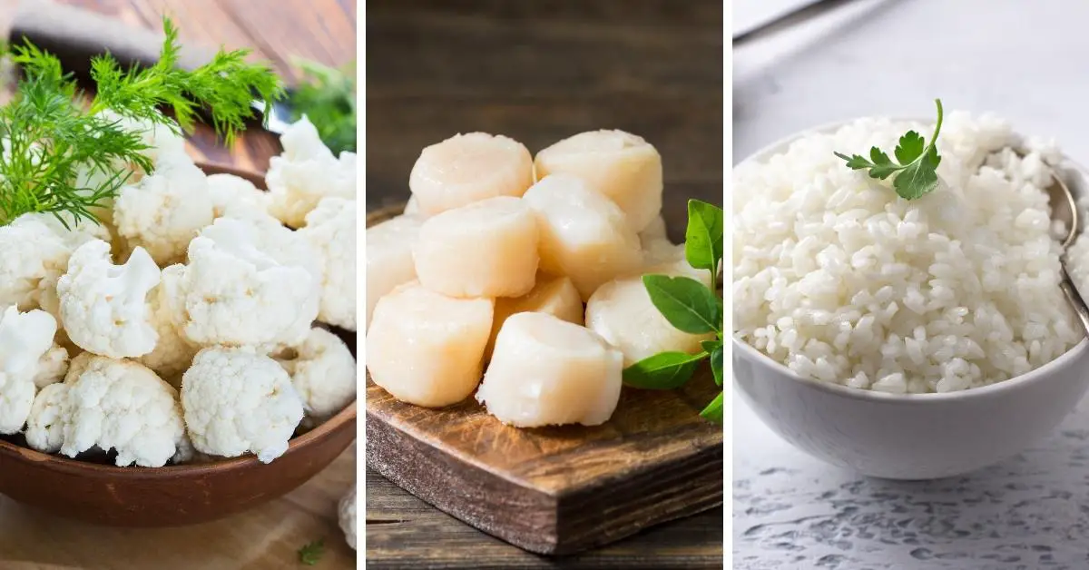 27 aliments blancs courants qui sont réellement sains