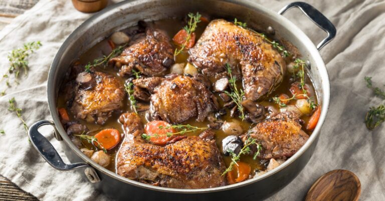 Que servir avec du Coq au Vin (Top 17 des accompagnements)