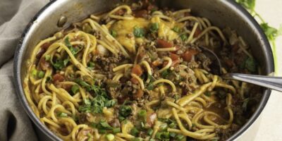 Recette facile de spaghettis aux tacos