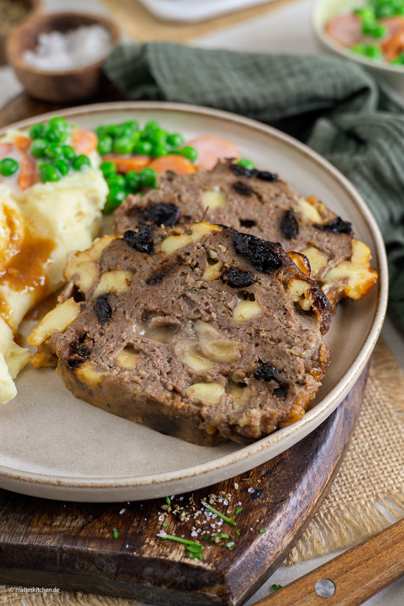 Pain de viande juteux au fromage