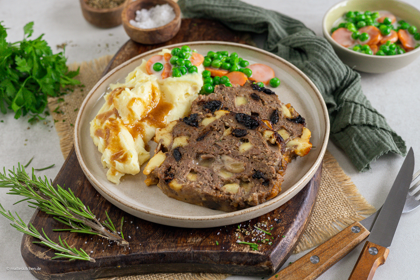 Pain de viande au fromage ▷ juteux et délicieux