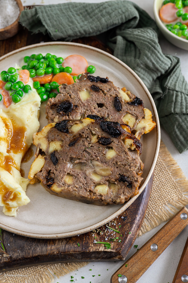 Pain de viande juteux au fromage