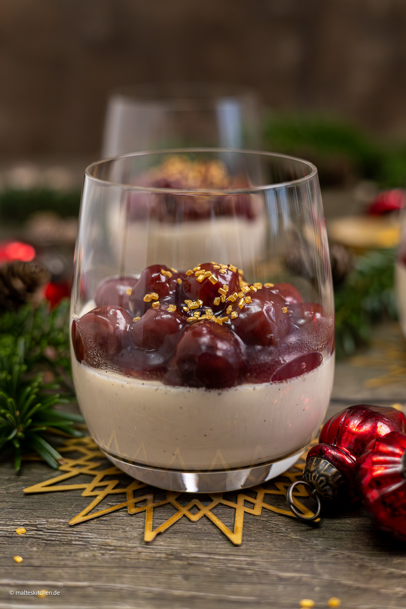 Panna cotta au pain d'épices.