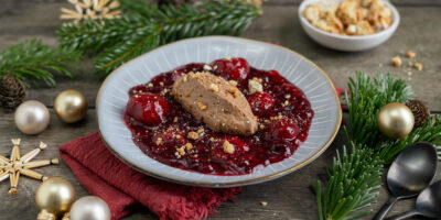Mousse de nougat à la ▷ Gelée de Noël |  Desserts pour Noël